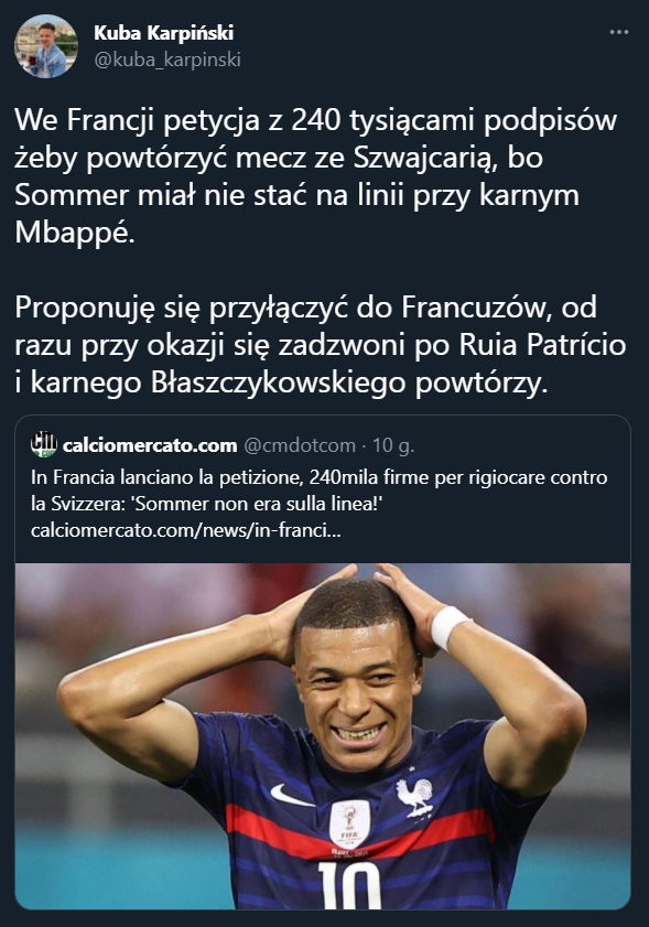 Specjalna PETYCJA kibiców z Francji! :D